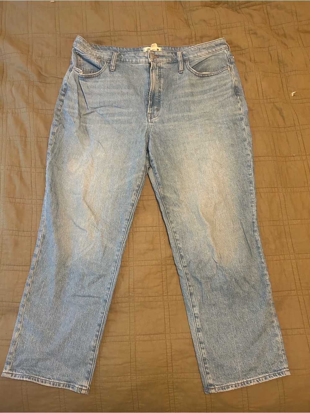 madewell curvy perfect vintage straight jean